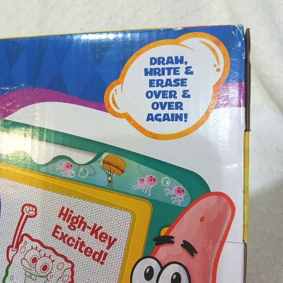 Nickelodeon SpongeBob Square Pants Rainbow Magnetic Drawing Board Age 3+ - Picture 3 of 6